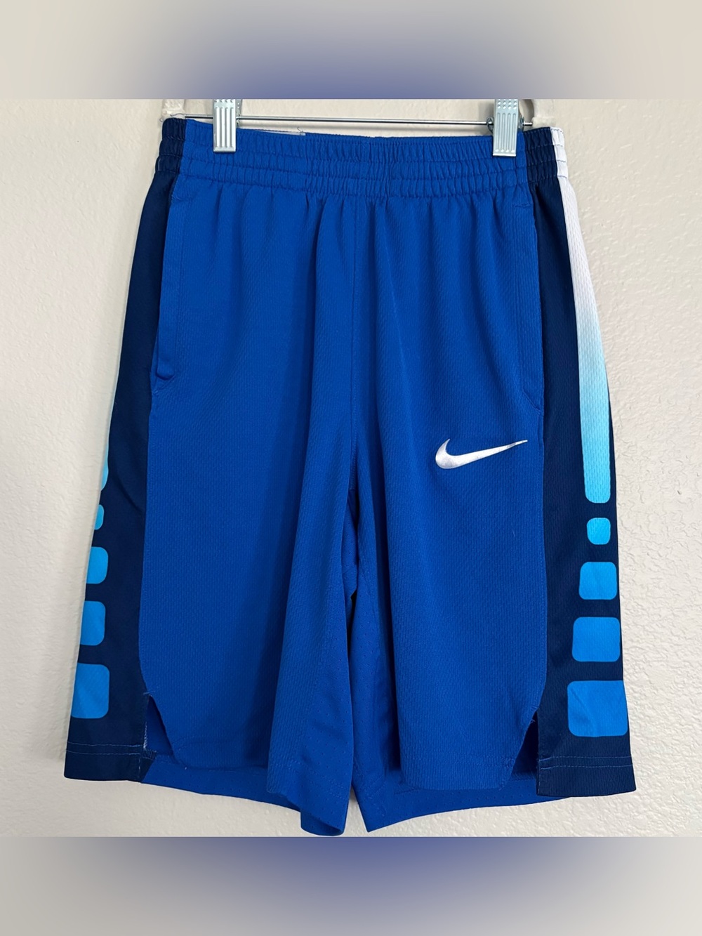 Nike Royal Blue Shorts with Navy and Light Blue Accents